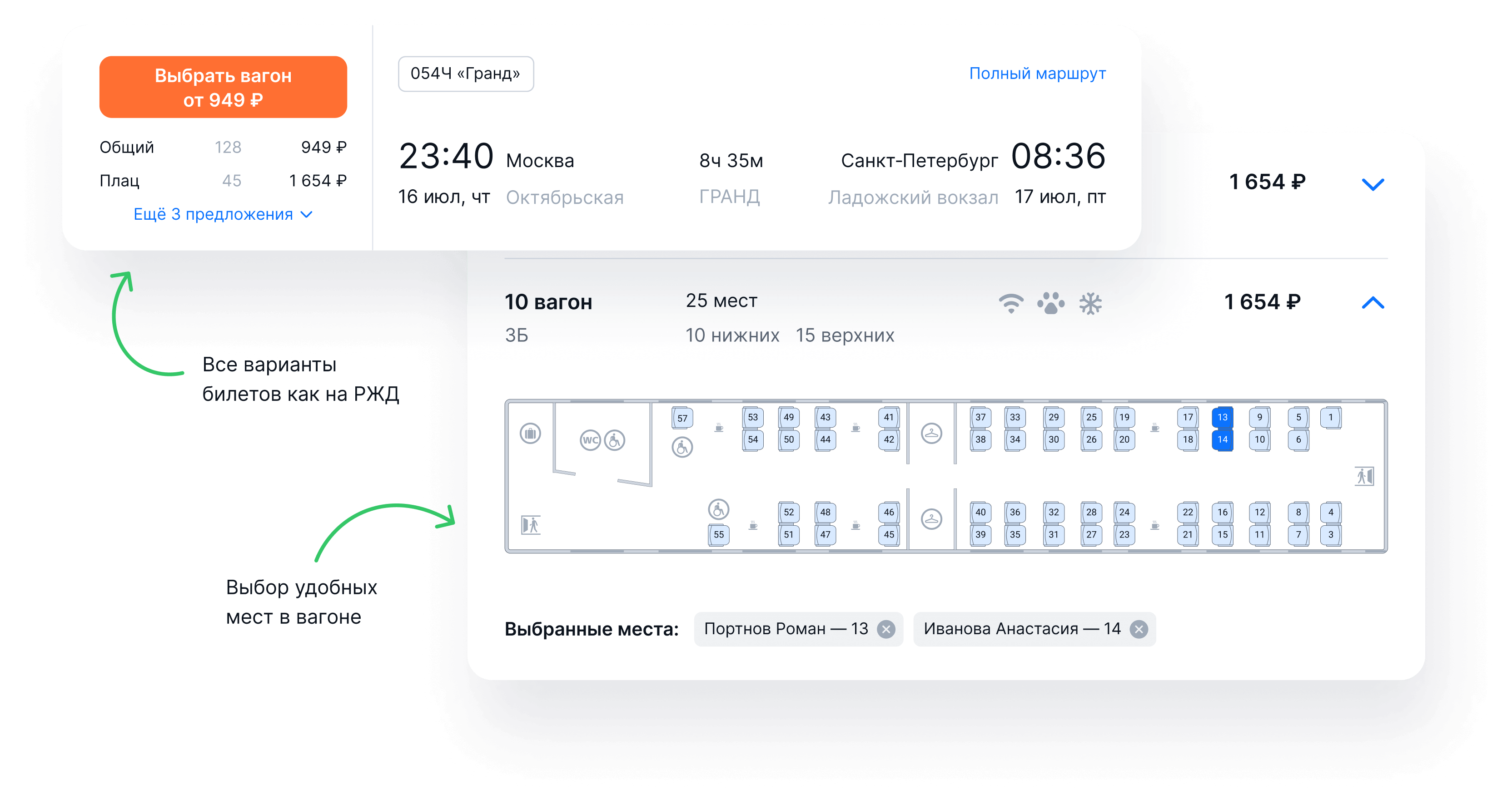 Ж/д билеты
