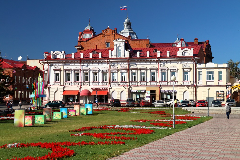 Ново-Соборная площадь в Томске 