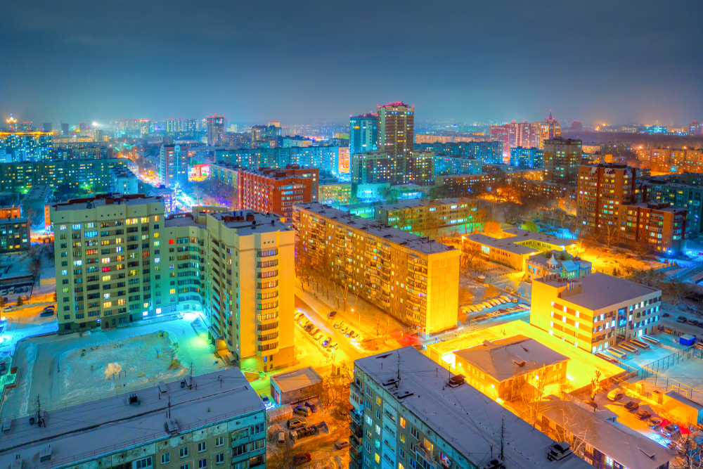 Новосибирск зимой