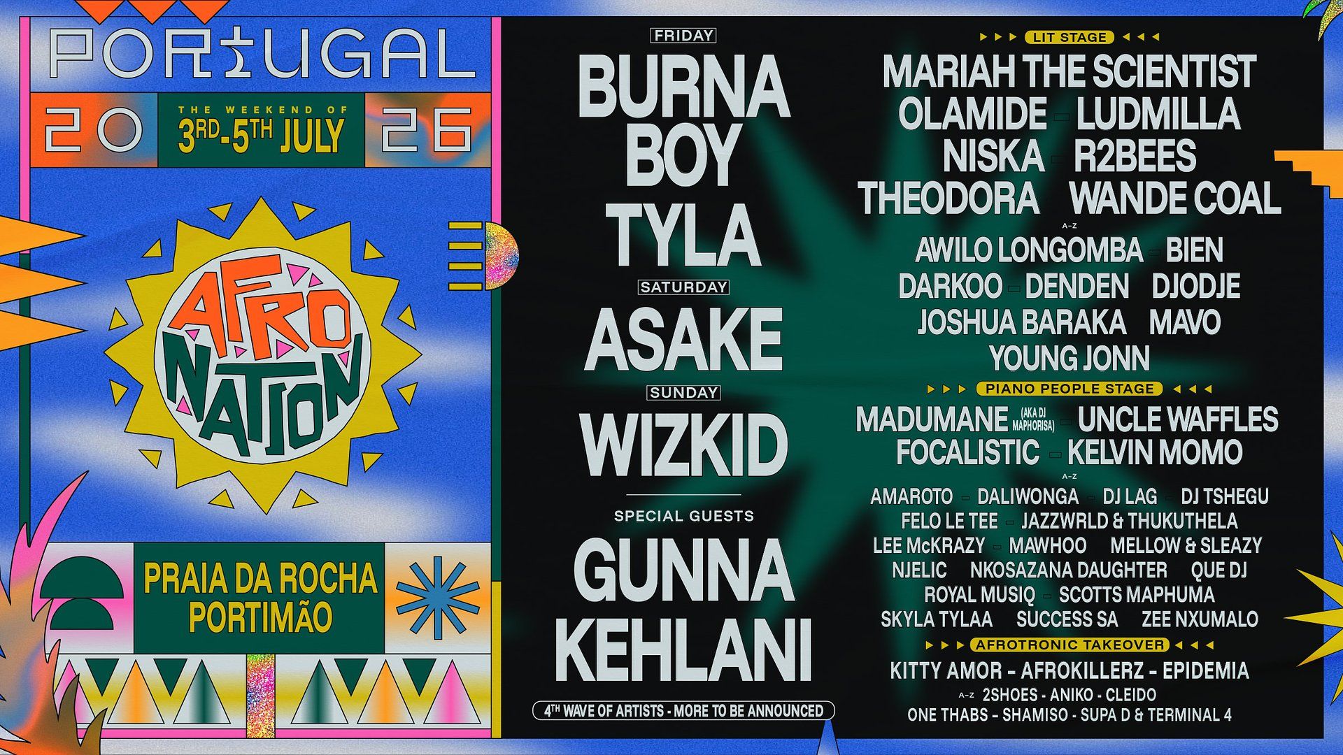 Постер фестиваля Afro Nation