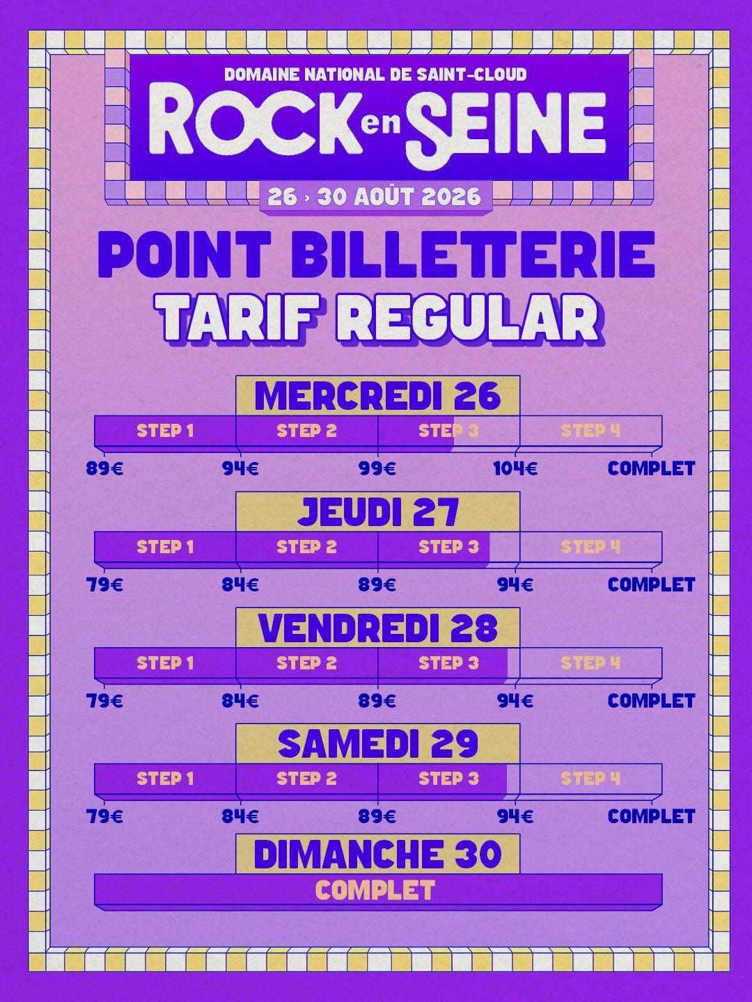 Постер фестиваля Rock en Seine