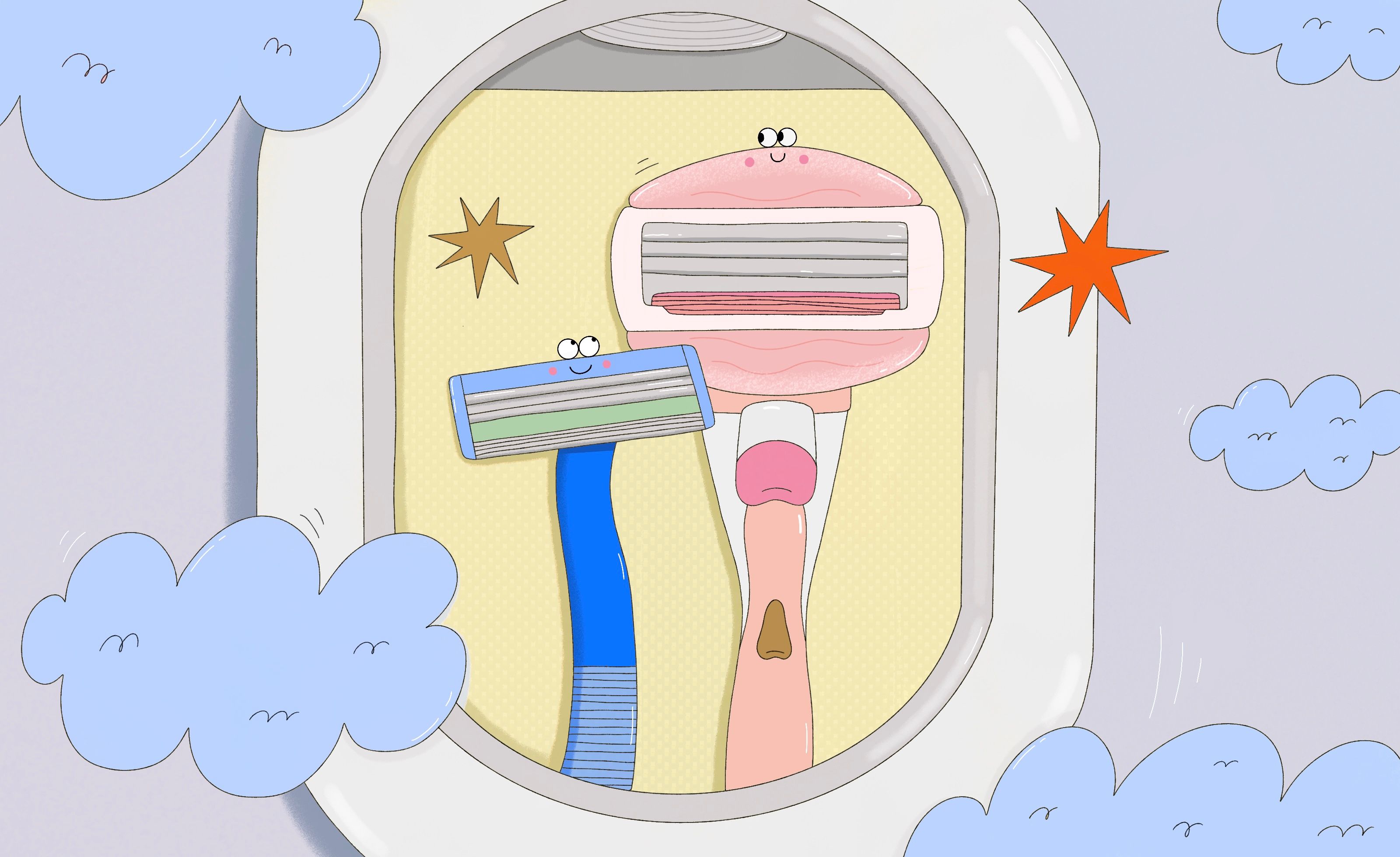 Можно ли брать бритву в ручную кладь