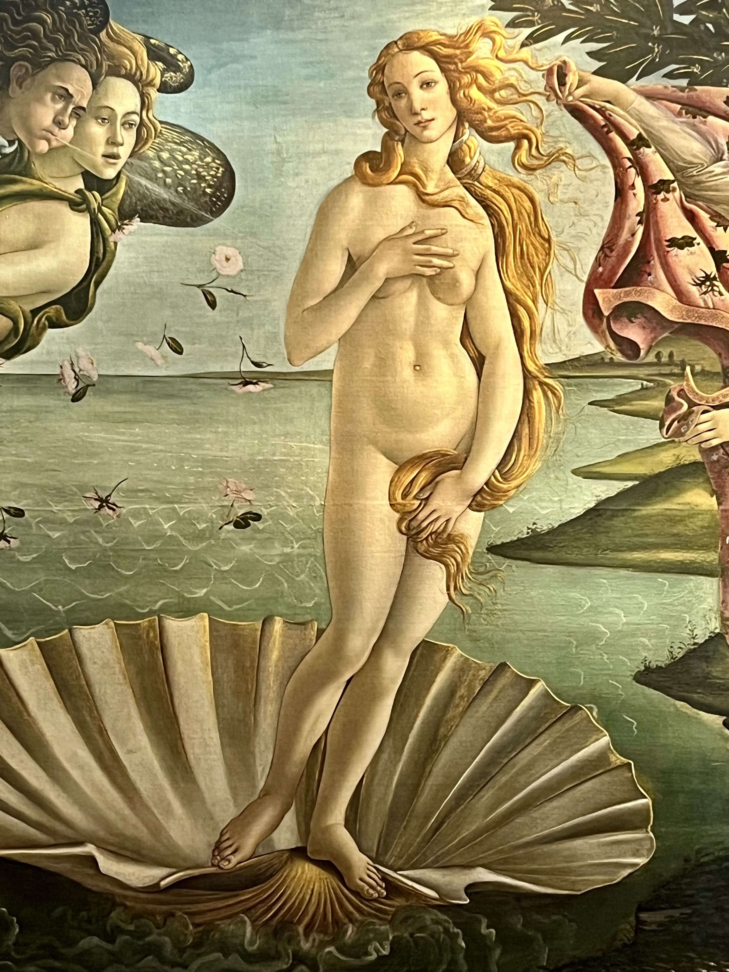 Картина в галерее Уффици во Флоренции