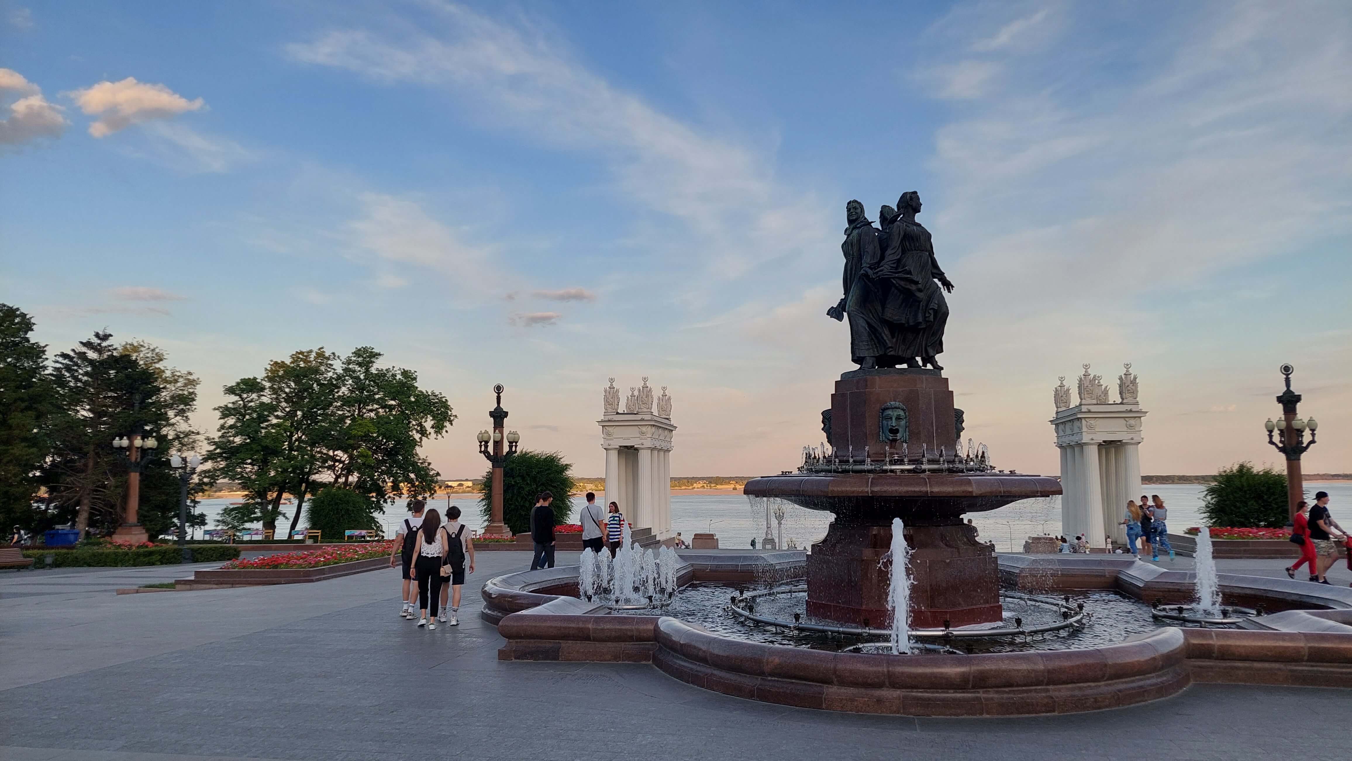 Набережная в Волгограде