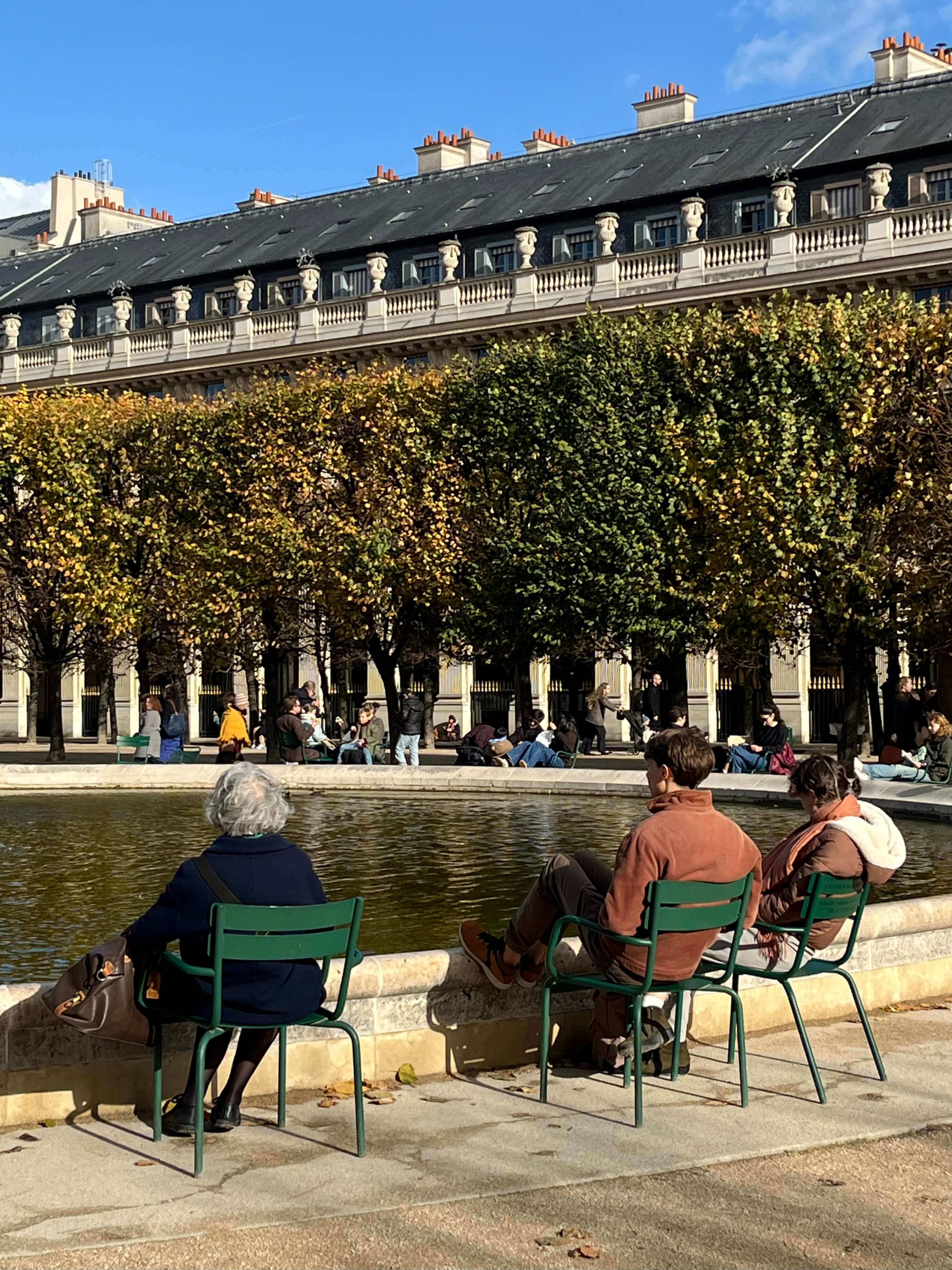 Сад Пале-Рояль в Париже