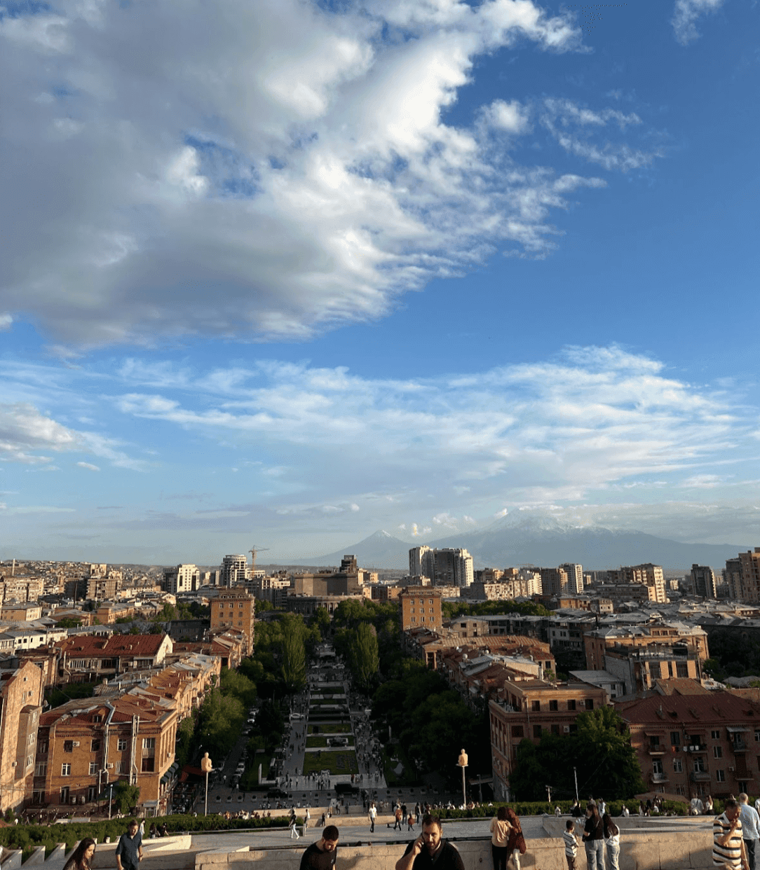 Вид на Ереван, Армения