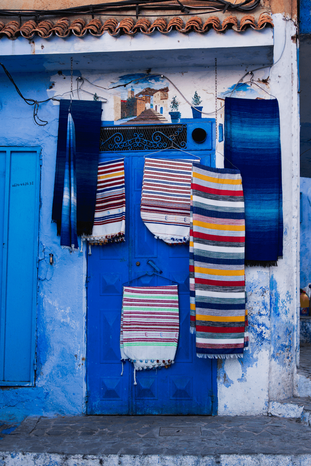 Синий город Шефшауэн в Марокко