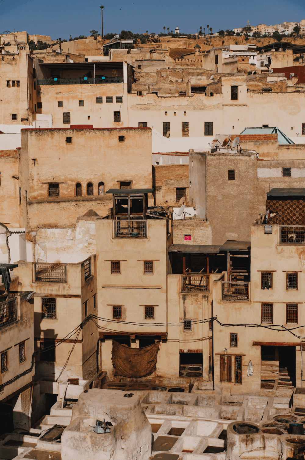 Красильни Феса, Марокко