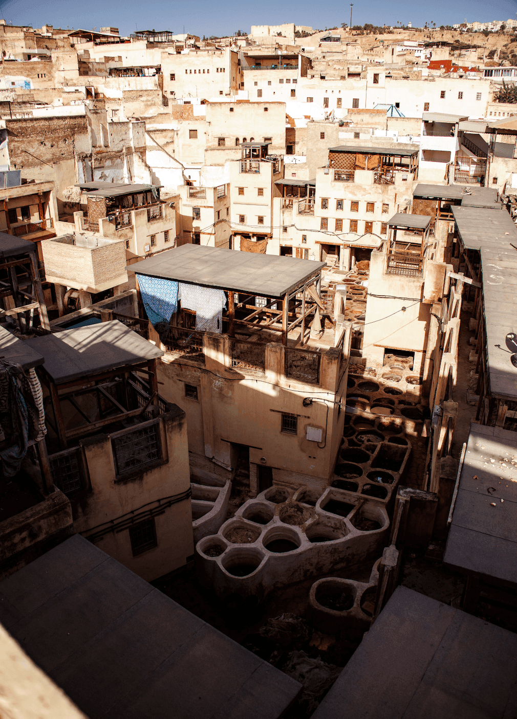 Красильни Феса, Марокко