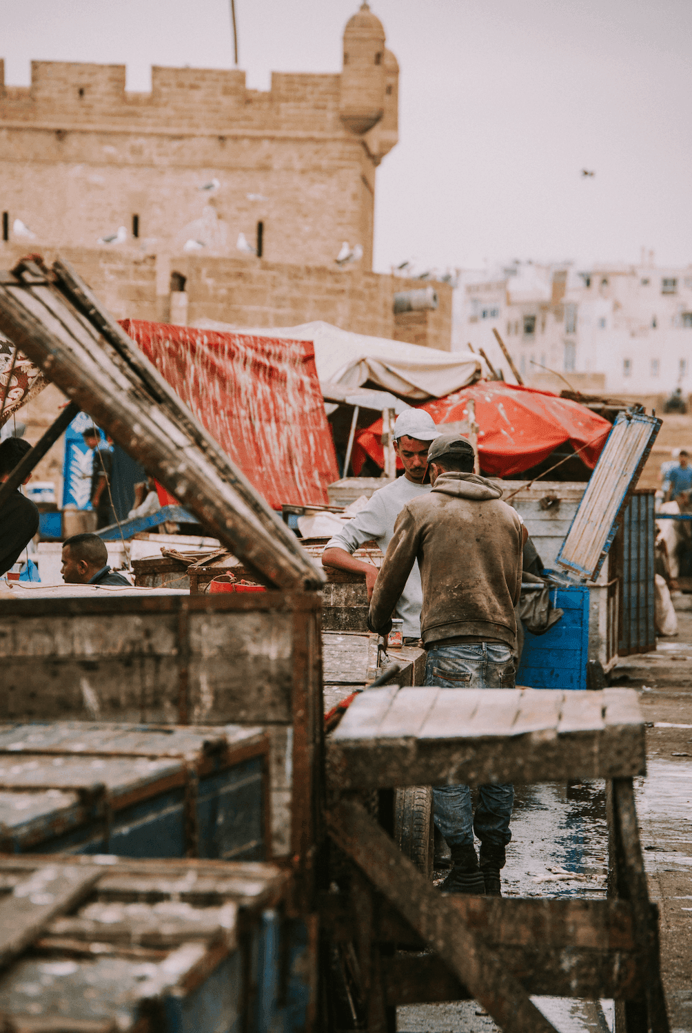Порт в Эс-Сувейре, Марокко