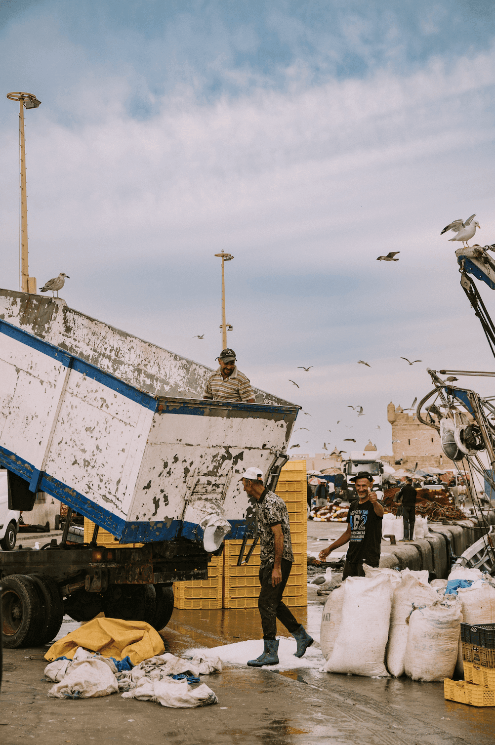 Порт в Эс-Сувейре, Марокко