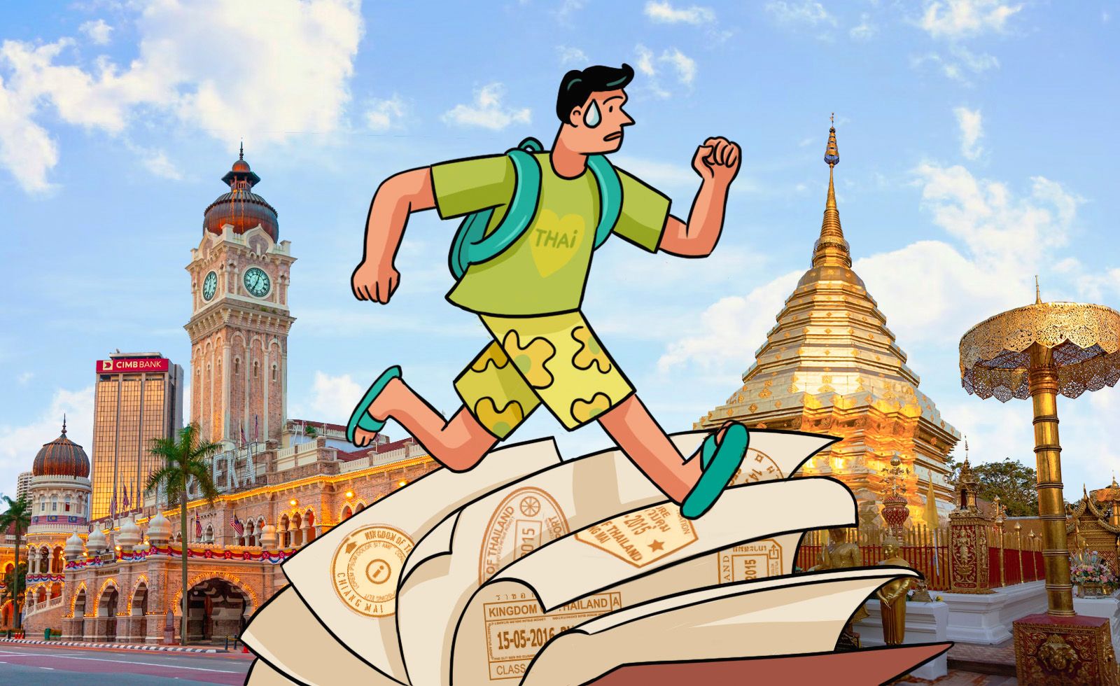 Mening ilk bor Tailandda viza-ran qilganim yoki qanday qilib chegarada deport bo‘lishimga bir bahya qolgani haqida