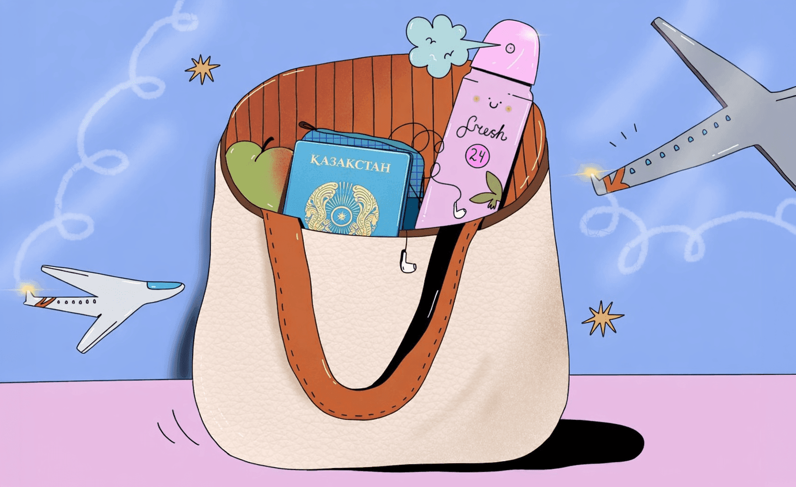 Можно ли брать дезодорант в самолёт