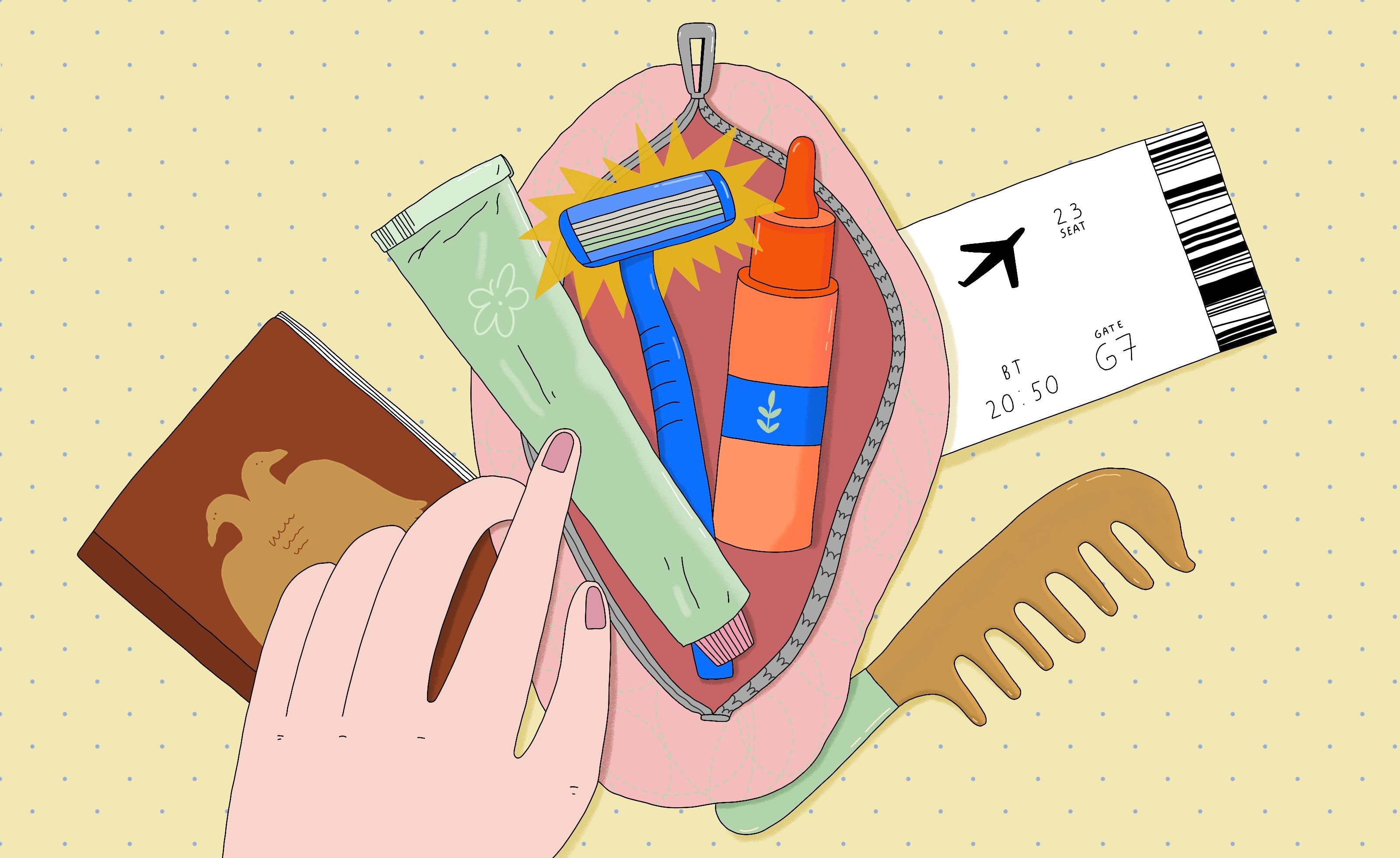 можно ли брать бритву в ручную кладь