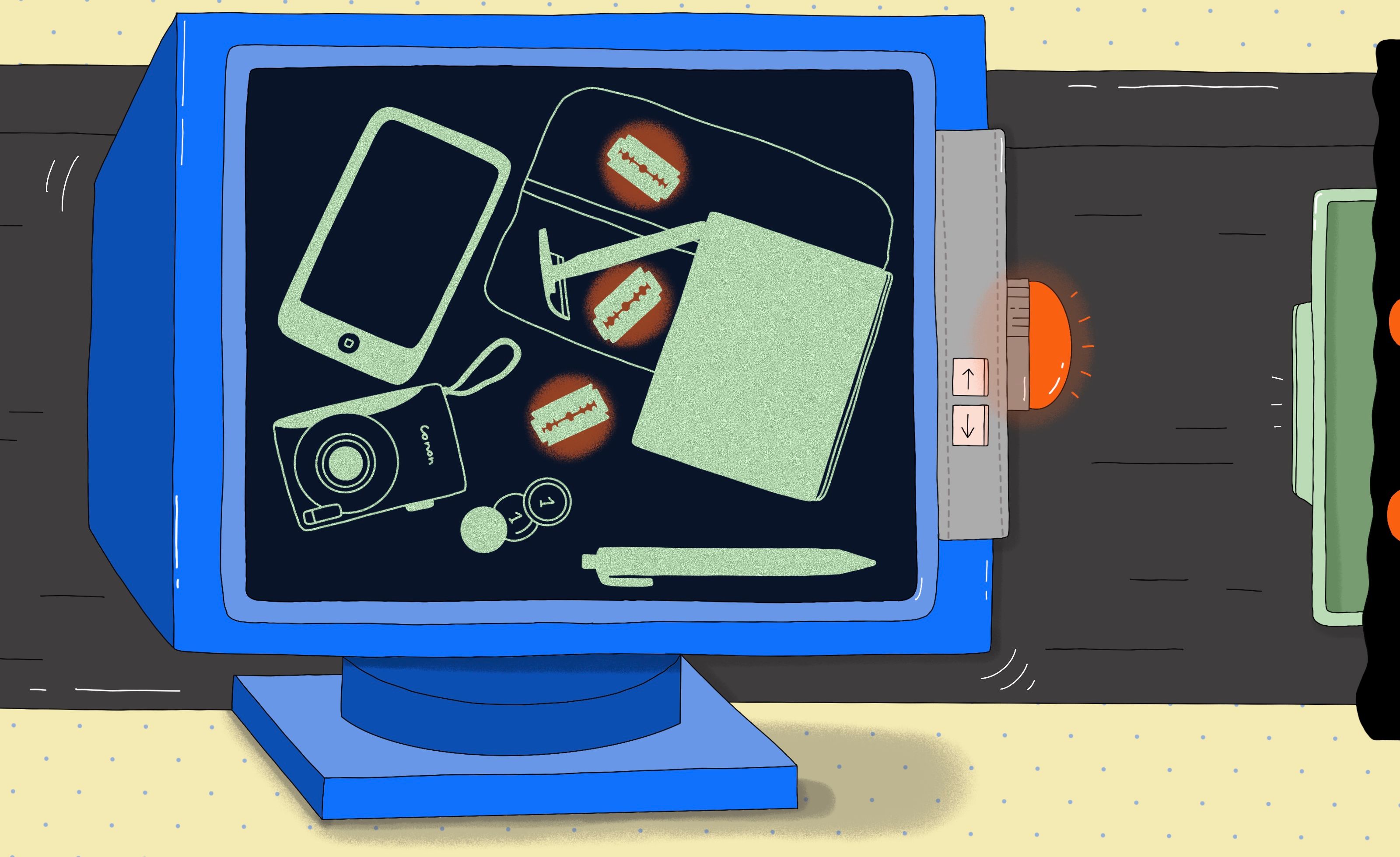 можно ли брать бритву в ручную кладь