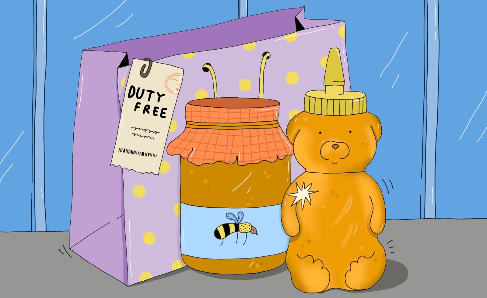 мёд из duty free