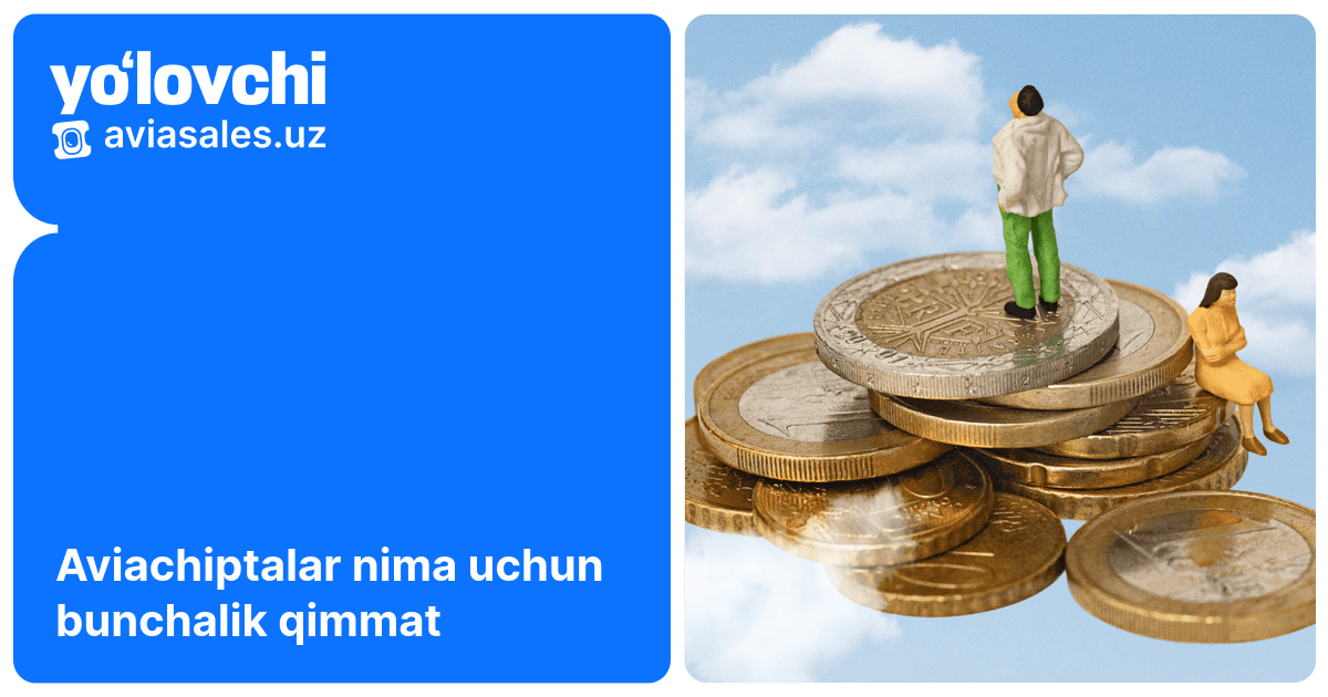 Aviachiptalar nima uchun qimmat: narx qanday shakllanadi va chiptani ...