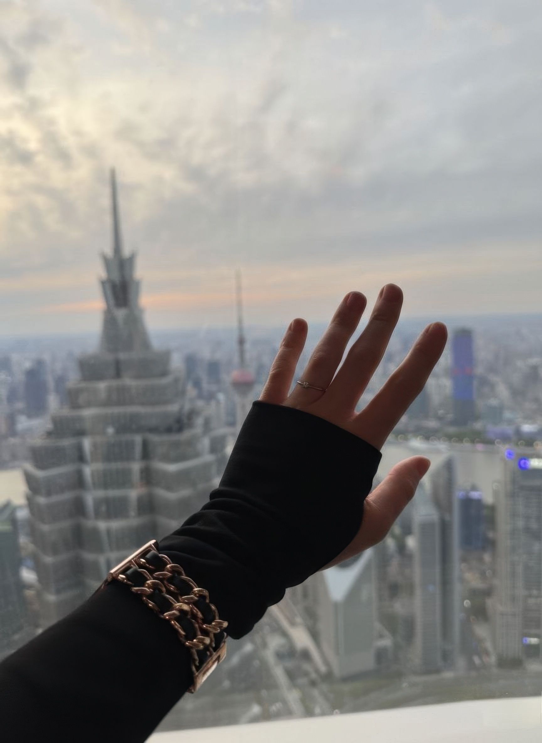 Вид на небоскрёбы в Шанхае