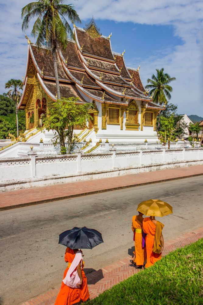 Буддийский храм в Лаосе