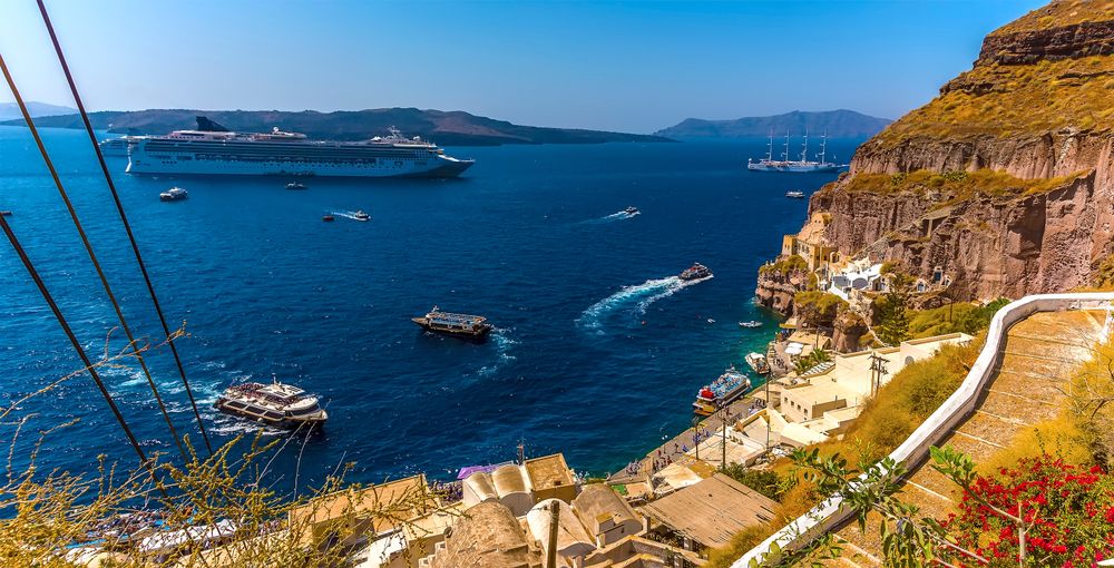 Канатная дорога на Санторини