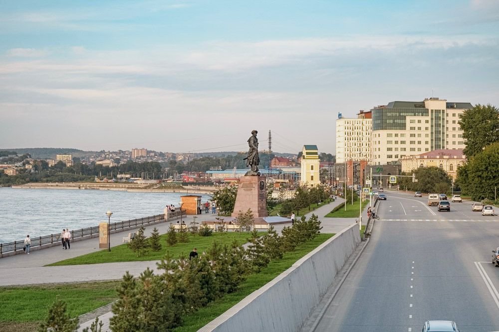 Улица в Иркутске