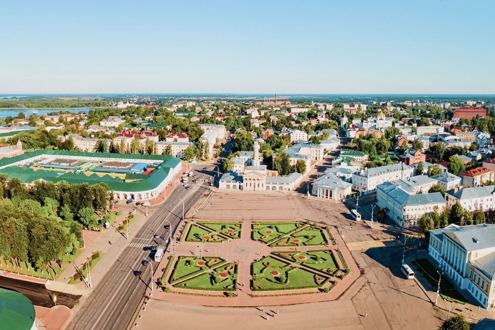 Сусанинская площадь в Костроме