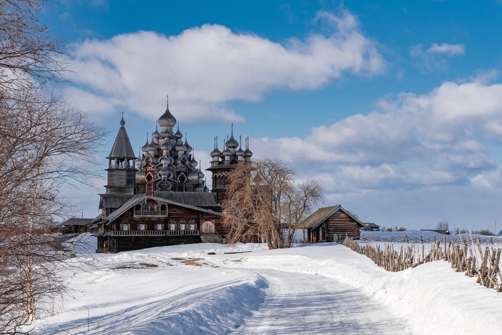 Остров Кижи зимой