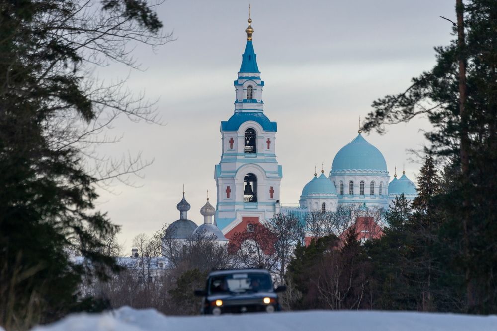 Остров Валаам зимой