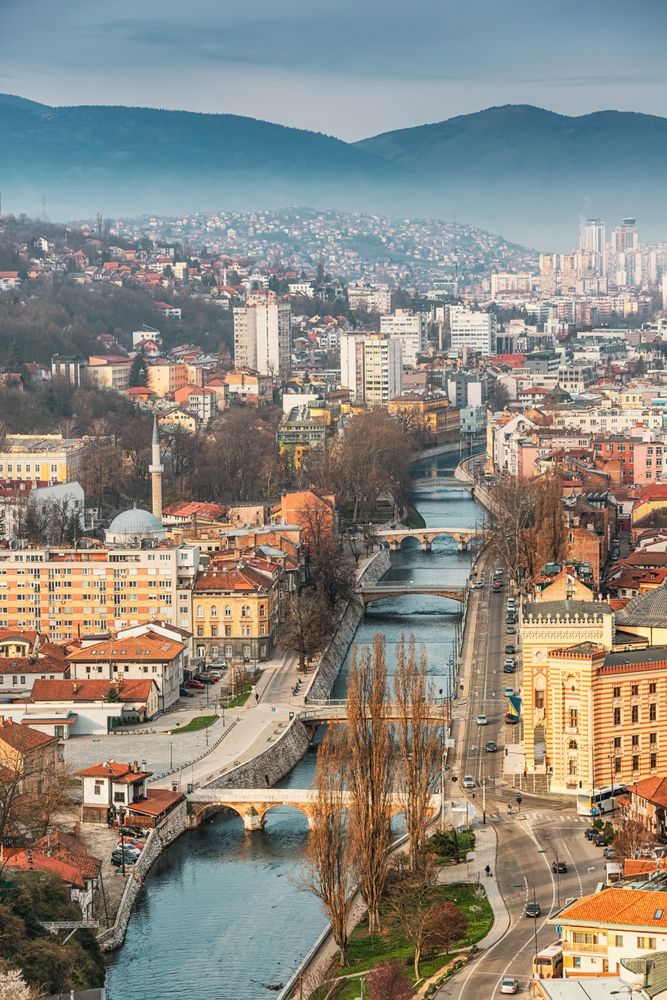 Вид на Сараево