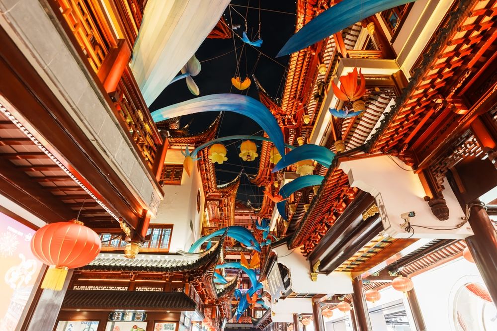 Старая улица Шанхая, Китай