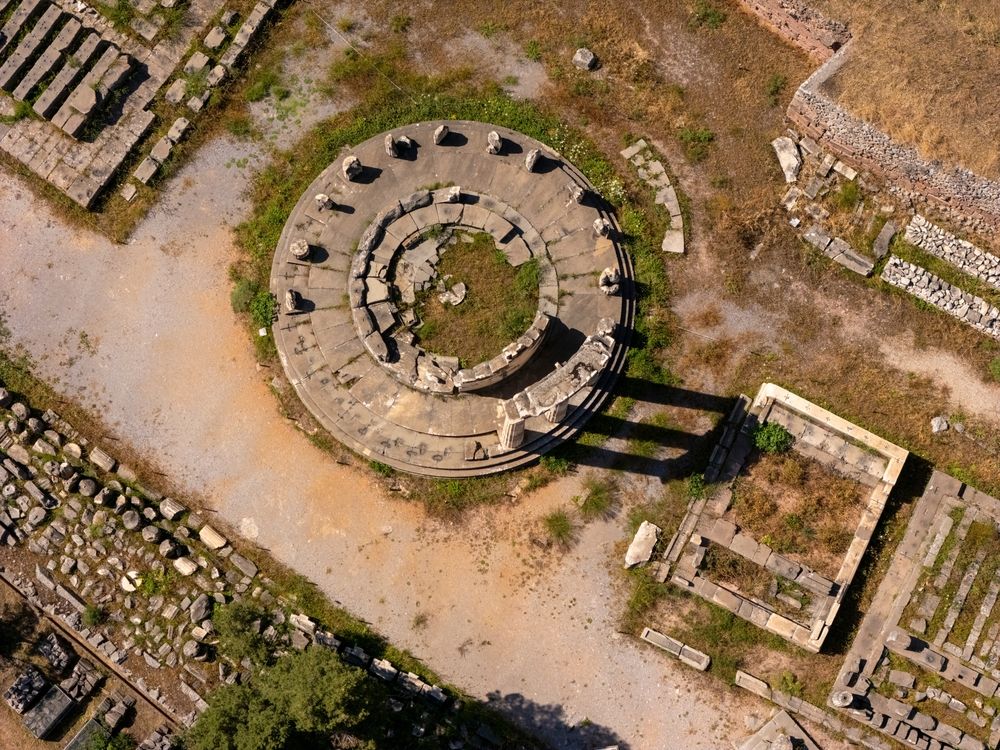 Археологические раскопки в Дельфах