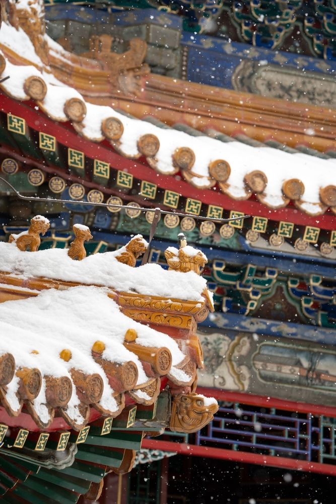 Летний дворец в Пекине зимой