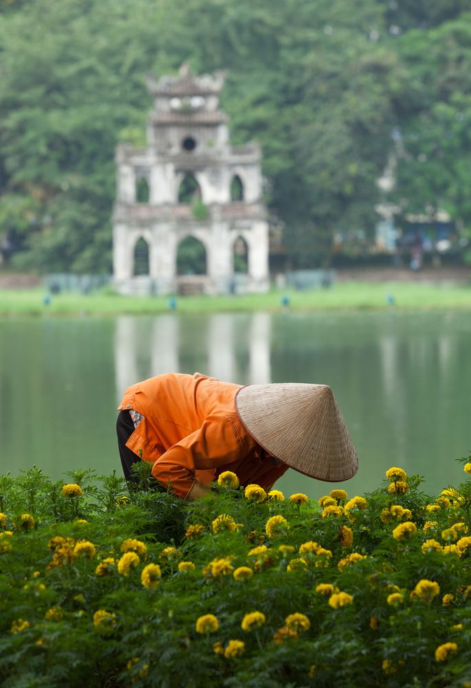 Озеро в Ханое