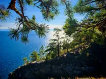 Вид на Байкал в Листвянке