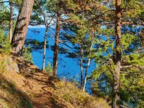 Вид на Байкал в Листвянке