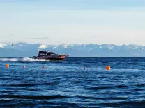 Вид на Байкал в Листвянке