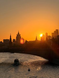 Закат в Москве