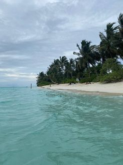 Пляж на Мальдивах