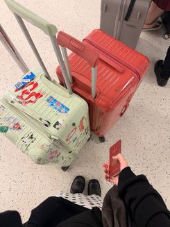 Чемоданы в аэропорту