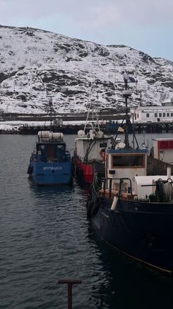 Корабли в Териберке