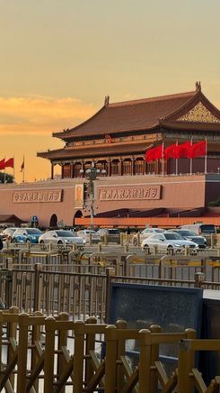 Площадь Тяньаньмэнь в Пекине, Китай