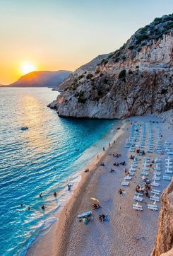 Пляж в Турции