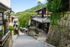 Улица Саннензака в Киото, Япония