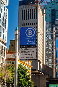 Автобусная остановка в Сиднее