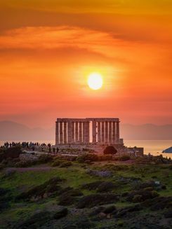 Храм Посейдона на мысе Сунион, Греция